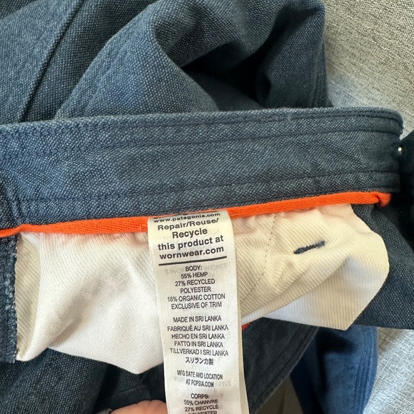Patagonia Women's All Seasons Double Knee Work Pants, Stone Blue, NWT, Sz 12 - Picture 4 of 11